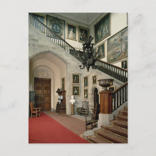 Uitzicht van de trap, 1812-15 briefkaart (Voorkant)