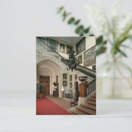 Uitzicht van de trap, 1812-15 briefkaart (Staand voorkant)