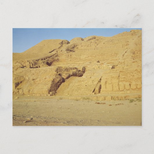 Uitzicht van de treden, terrassen briefkaart (Voorkant)