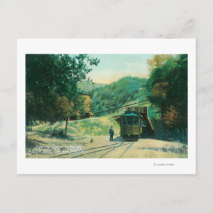 Uitzicht van de treintunnel naar Alum Rock Briefkaart