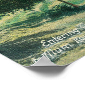 Uitzicht van de treintunnel naar Alum Rock Poster (Hoek)