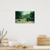 Uitzicht van de treintunnel naar Alum Rock Poster (Keuken)