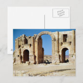 Uitzicht van de Triumphal Arch, ingebouwd c.129 AD Briefkaart (Voorkant / Achterkant)