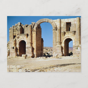 Uitzicht van de Triumphal Arch, ingebouwd c.129 AD Briefkaart