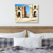 Uitzicht van de Triumphal Arch, ingebouwd c.129 AD Canvas Afdruk (Insitu (Slaapkamer))