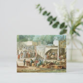 Uitzicht van de Tuileries Briefkaart (Staand voorkant)