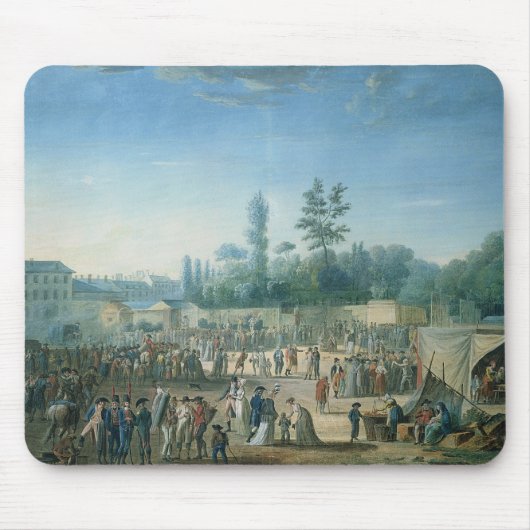 Uitzicht van de Tuileries Muismat (Voorkant)