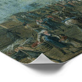 Uitzicht van de Tuileries Poster (Hoek)