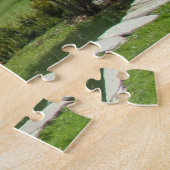 uitzicht van de tuin legpuzzel (Zijkant)
