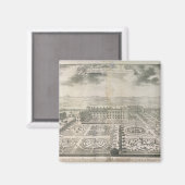 Uitzicht van de tuin van het vogeloog Kensington Magneet (Voorkant / Achterkant)