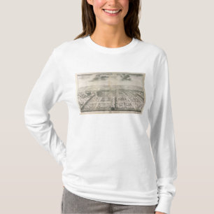 Uitzicht van de tuin van het vogeloog Kensington T-shirt