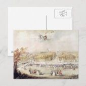Uitzicht van de tuinen en het Chateau van Versaill Briefkaart (Voorkant / Achterkant)