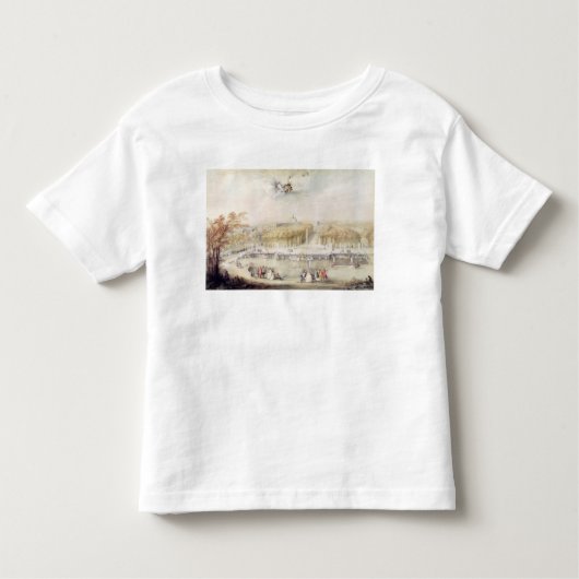 Uitzicht van de tuinen en het Chateau van Versaill Kinder Shirts (Voorkant)
