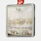 Uitzicht van de tuinen en het Chateau van Versaill Metalen Ornament (Links)