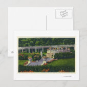 Uitzicht van de tuinen in Yaddo Briefkaart (Voorkant / Achterkant)