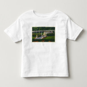Uitzicht van de tuinen in Yaddo Kinder Shirts