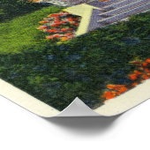 Uitzicht van de tuinen in Yaddo Poster (Hoek)