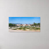 Uitzicht van de tuinen nabij het paleis Basse Belv Canvas Afdruk (Voorkant)