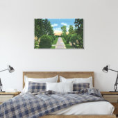 Uitzicht van de tuinen Tanglewood # 2 Canvas Afdruk (Insitu (Slaapkamer))