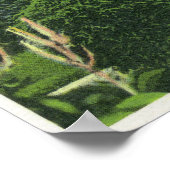 Uitzicht van de tuinen Tanglewood # 2 Poster (Hoek)