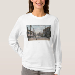 Uitzicht van de tweede Ave uit Pike Street T-shirt