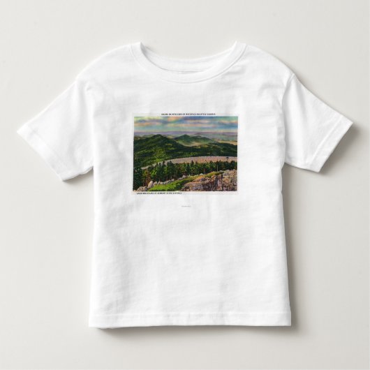 Uitzicht van de tweede hairpin Zet Memorial Hwy aa Kinder Shirts (Voorkant)