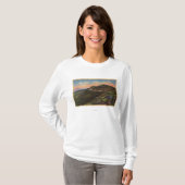 Uitzicht van de Twin Peaks & Highway T-shirt (Voorkant volledig)