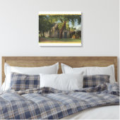 Uitzicht van de Uitdrukkelijke Kantoor Adams Canvas Afdruk (Insitu (Slaapkamer))