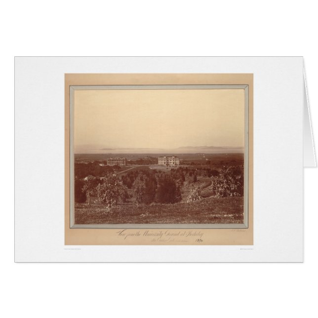 Uitzicht van de universiteit van Berkeley (1337) (Voorkant Horizontaal)