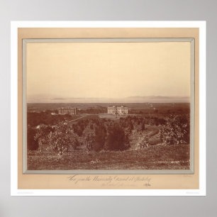 Uitzicht van de universiteit van Berkeley (1337) Poster