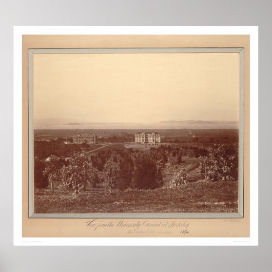 Uitzicht van de universiteit van Berkeley (1337) Poster (Voorkant)