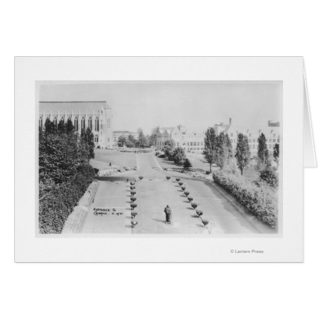 Uitzicht van de Universiteit van WA Campus Entranc (Voorkant Horizontaal)