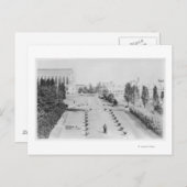 Uitzicht van de Universiteit van WA Campus Entranc Briefkaart (Voorkant / Achterkant)