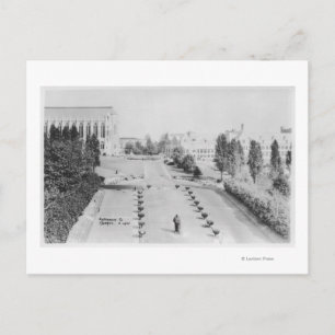 Uitzicht van de Universiteit van WA Campus Entranc Briefkaart