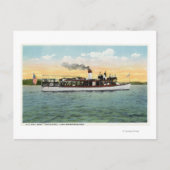 Uitzicht van de US Mail Boat oom Sam Briefkaart (Voorkant)