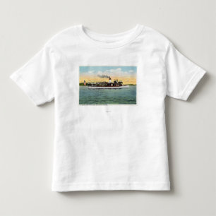 Uitzicht van de US Mail Boat oom Sam Kinder Shirts