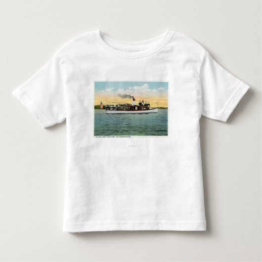 Uitzicht van de US Mail Boat oom Sam Kinder Shirts (Voorkant)