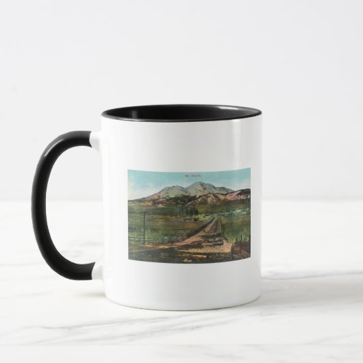 Uitzicht van de Valley en Mt. Shasta Mok (Links)