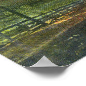 Uitzicht van de Valley en Mt. Shasta Poster (Hoek)