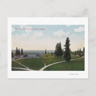 Uitzicht van de Vancouver-barakken Briefkaart