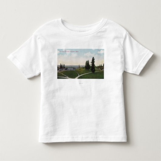 Uitzicht van de Vancouver-barakken Kinder Shirts (Voorkant)