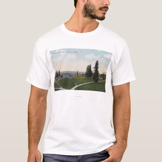 Uitzicht van de Vancouver-barakken T-shirt (Voorkant)