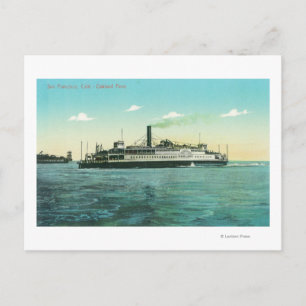 Uitzicht van de veerboot Oakland Briefkaart