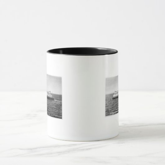 Uitzicht van de veerboot Quinault Mok (Midden)