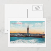 Uitzicht van de veerwielslips en -toren briefkaart (Voorkant / Achterkant)