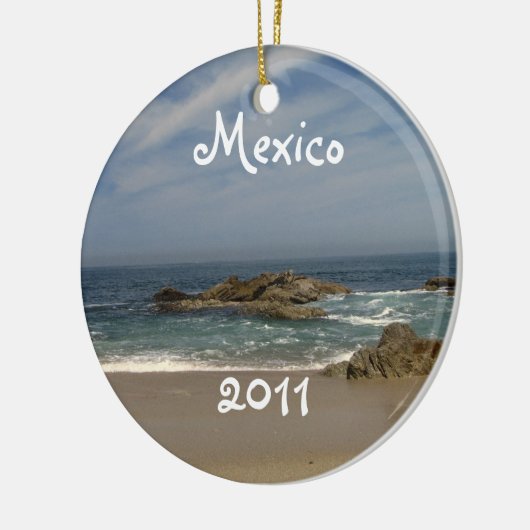 Uitzicht van de ventilatie; Mexico Souvenir Keramisch Ornament (Links)