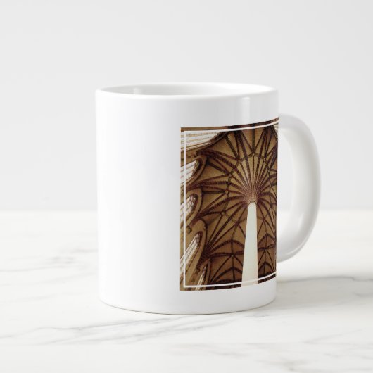 Uitzicht van de ventilatorvaulting van het plafond grote koffiekop (Voorkant rechts)