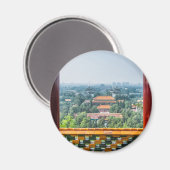 Uitzicht van de Verboden Stad van Jing Shan Magneet (Voorkant / Achterkant)