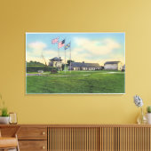 Uitzicht van de vergaderzaal van de heer William J Canvas Afdruk (Insitu (Woonkamer))