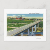 Uitzicht van de Viaduct en buitenkant van de Armor Briefkaart (Voorkant)